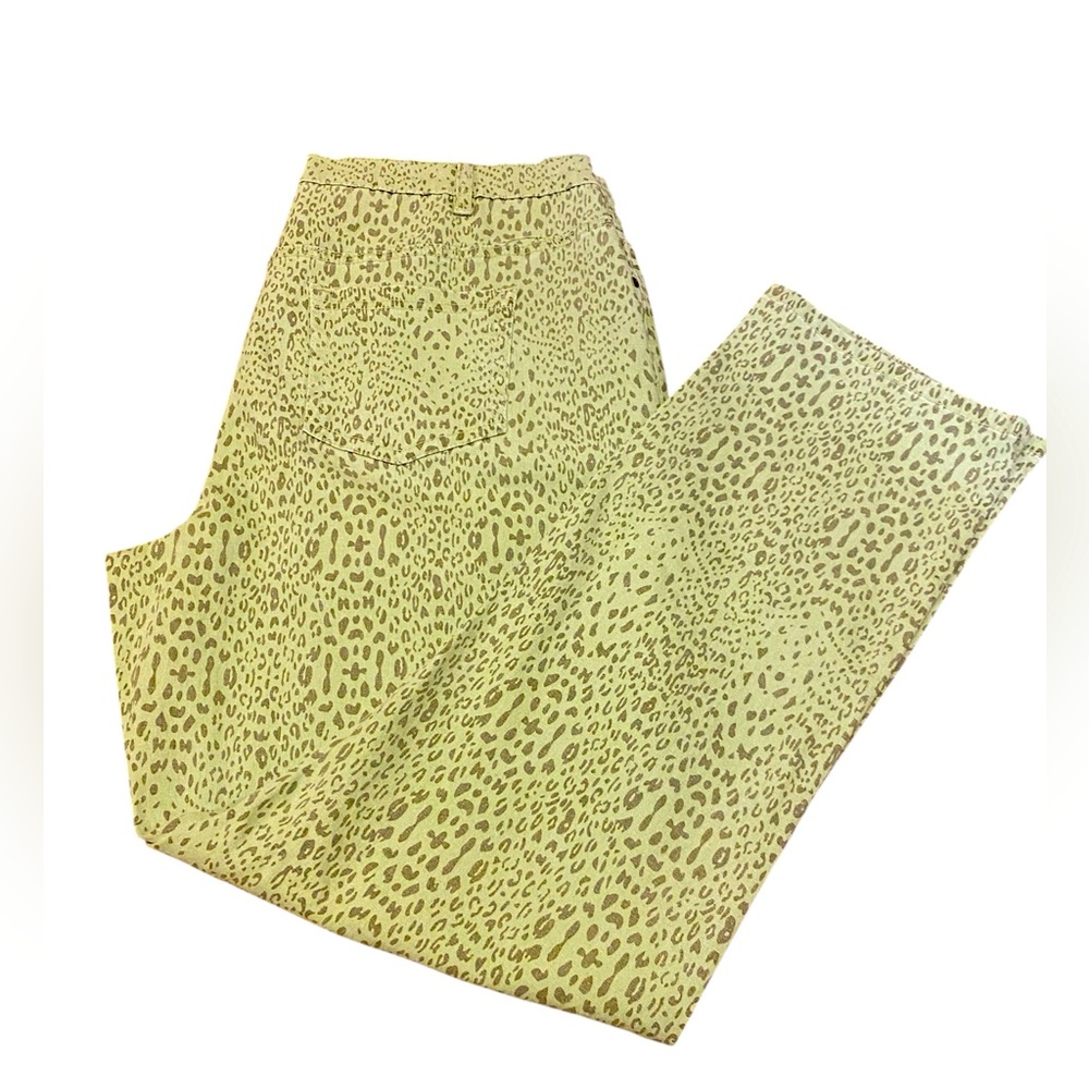 DG2 by Diane Gilman Green Leopard Print Pants
New
Size 18W